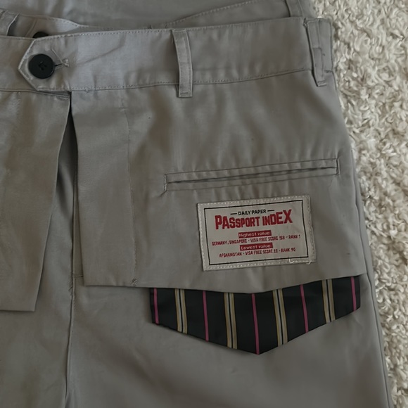 Daily Paper Slacks with Outside Pockets - Picture 3 of 7